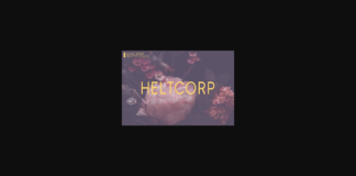 Heltcorp Font Poster 1