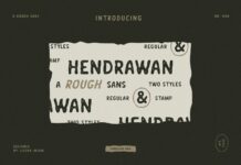 Hendrawan Font Poster 1