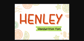 Henley Font Poster 1