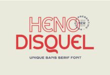 Heno Disquel Font Poster 1