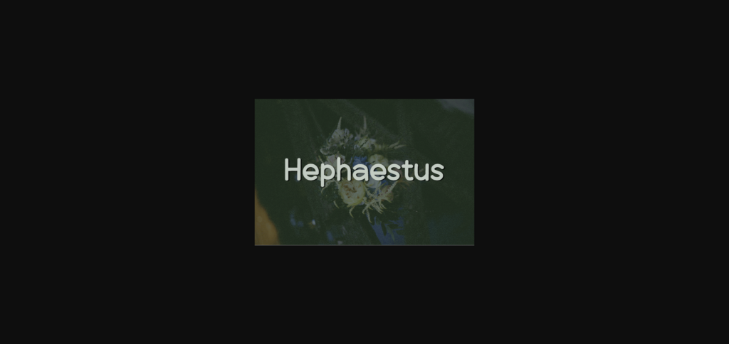 Hephaestus Font Poster 3