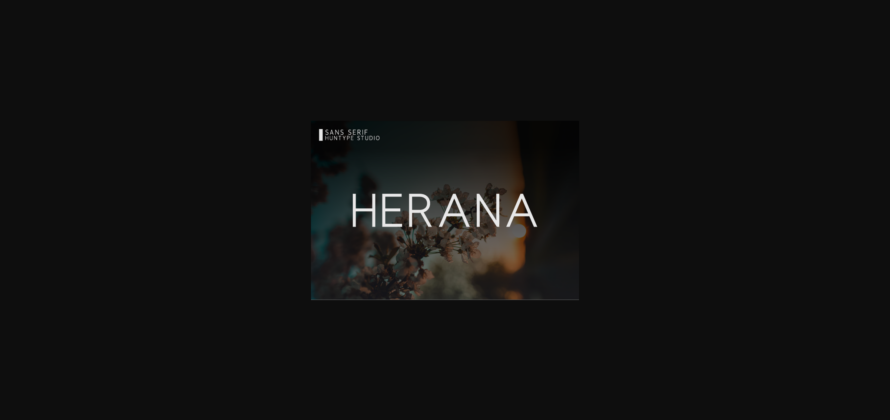 Herana Font Poster 3