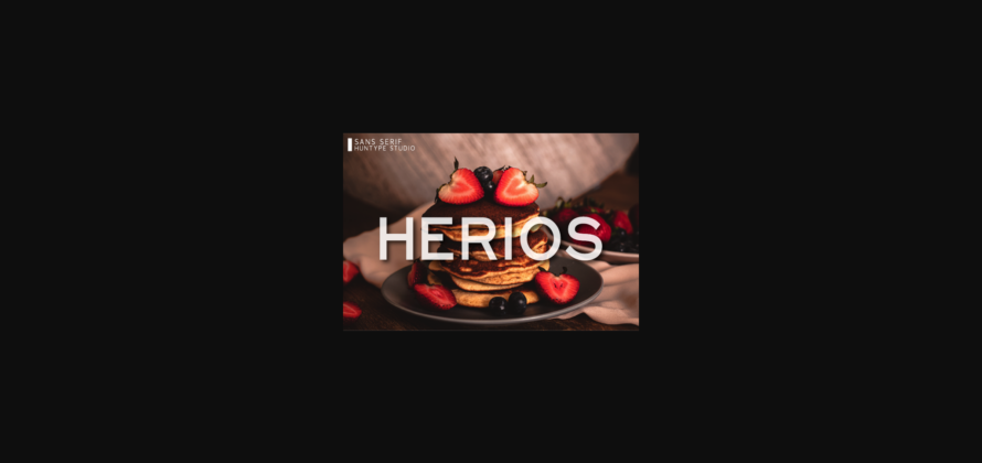 Herios Font Poster 3