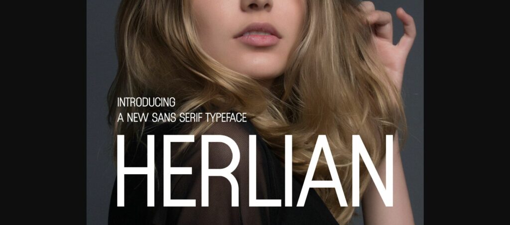 Herlian Font Poster 3