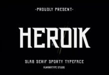 Heroik Fonts