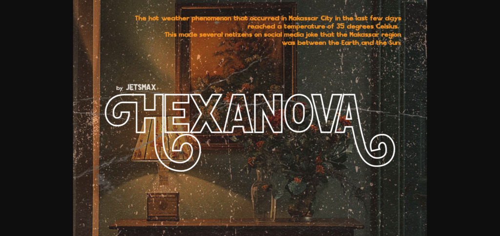 Hexanova Font Poster 5