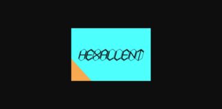 Hexcellent Font Poster 1