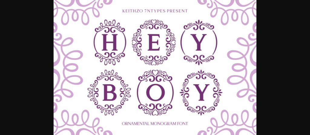 Hey Boy Font Poster 1