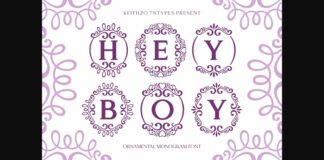 Hey Boy Font Poster 1