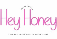 Hey Honey Font Poster 1