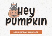 Hey Pumpkin Font Poster 1