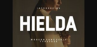 Hielda Font Poster 1