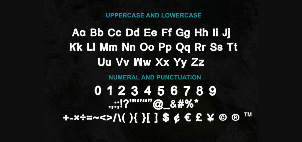 Highpeak Font Poster 4