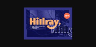 Hillray Font Poster 1