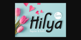 Hilya Font Poster 1
