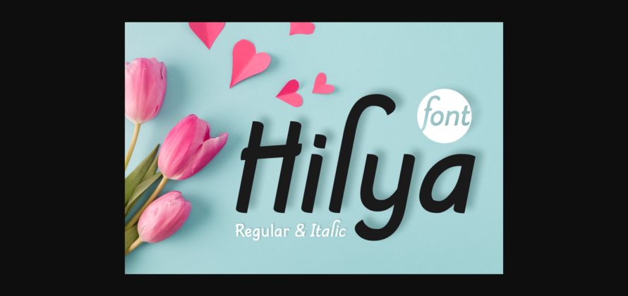 Hilya Font Poster 1