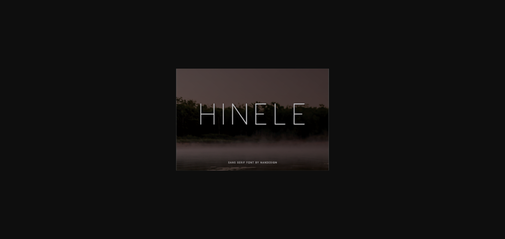 Hinele Font Poster 3