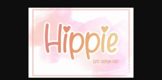 Hippie Font Poster 1