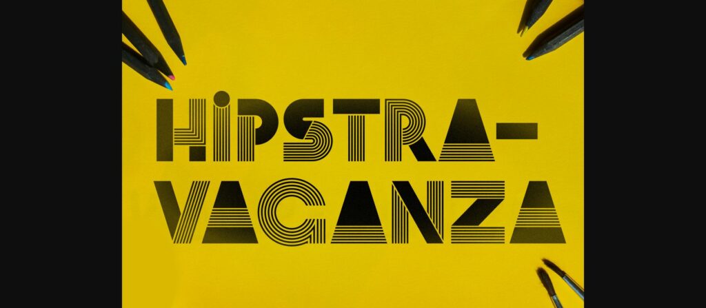 Hipstravaganza Font Poster 3