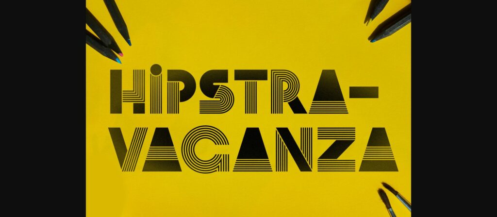 Hipstravaganza Font Poster 1