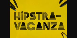 Hipstravaganza Font Poster 1