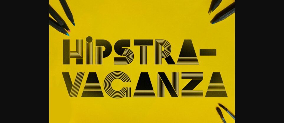 Hipstravaganza Font Poster 1