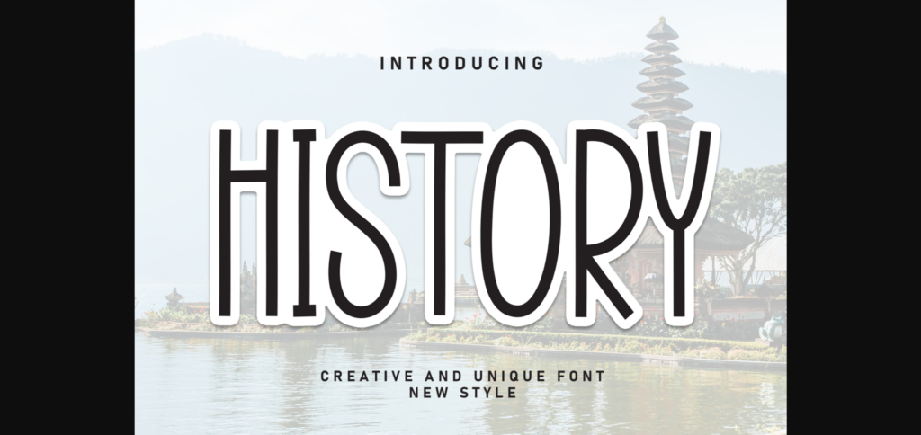 History Font Poster 1