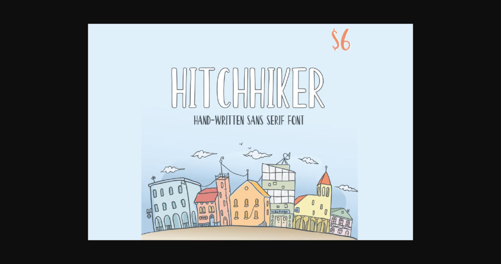 Hitchhiker Font Poster 3