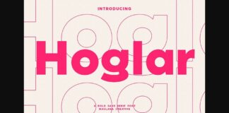 Hoglar Font Poster 1