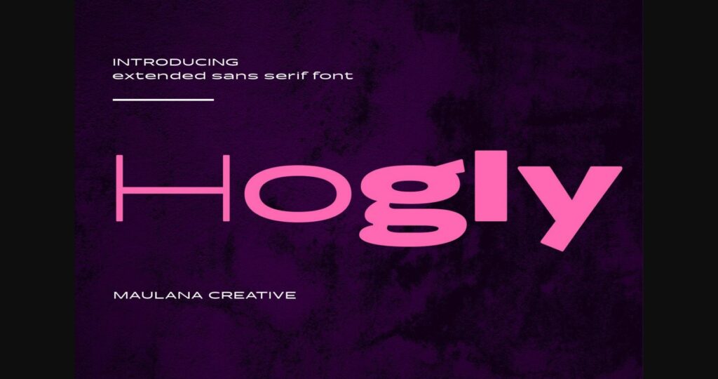 Hogly Font Poster 1