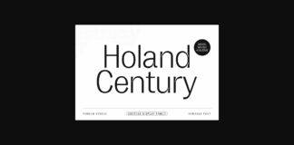 Holand Century Font Poster 1