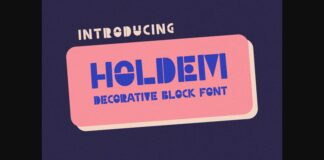 Holdem Font Poster 1