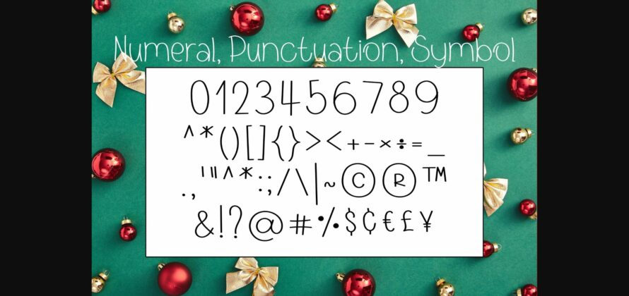 Holiday Season Font Poster 6