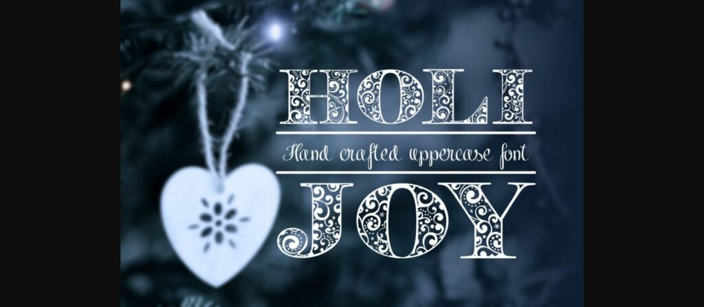 Holijoy Font Poster 3