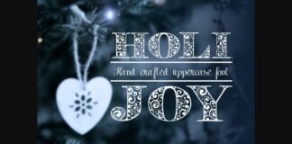 Holijoy Font Poster 1