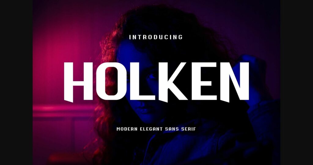 Holken Font Poster 3