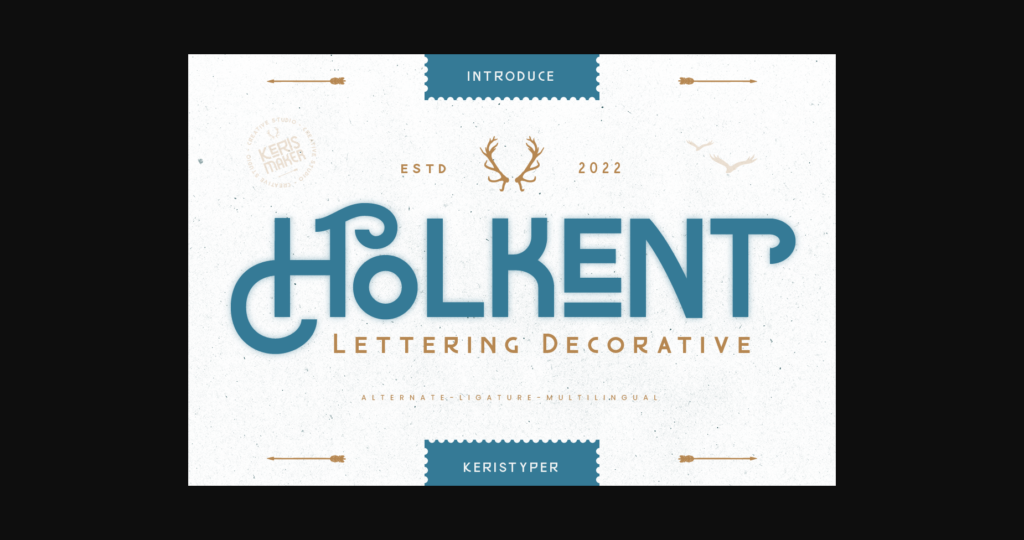 Holkent Font Poster 1