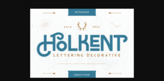 Holkent Font Poster 1