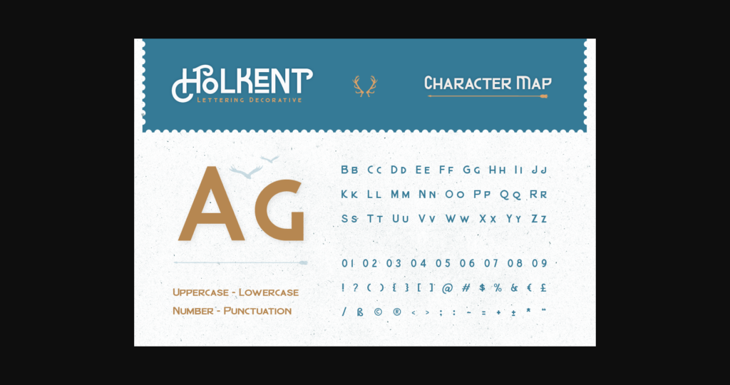 Holkent Font Poster 2