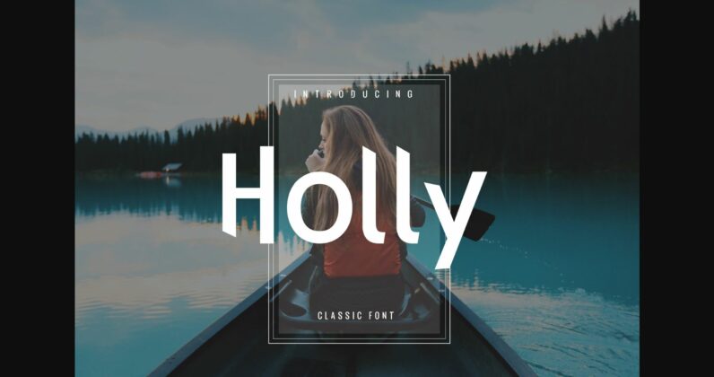 Holly Font Poster 3