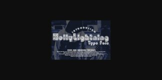 HollyLightning Font Poster 1