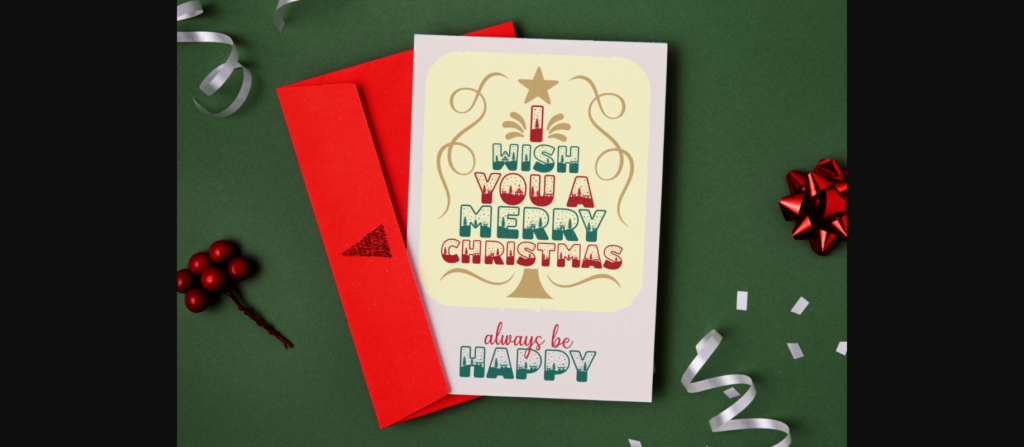 Holy Xmas Font Poster 9