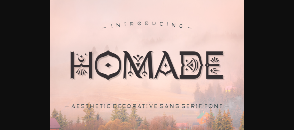 Homade Font Poster 1