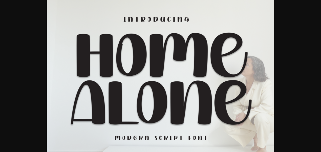 Home Alone Font Poster 3