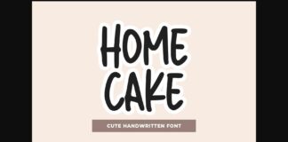 Homecake Font Poster 1