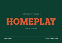 Homeplay Font