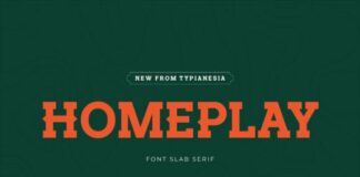 Homeplay Font