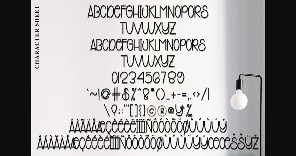 Homing Font Poster 8