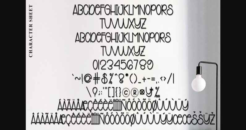 Homing Font Poster 8