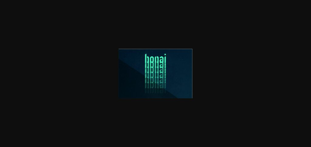 Honai Font Poster 2